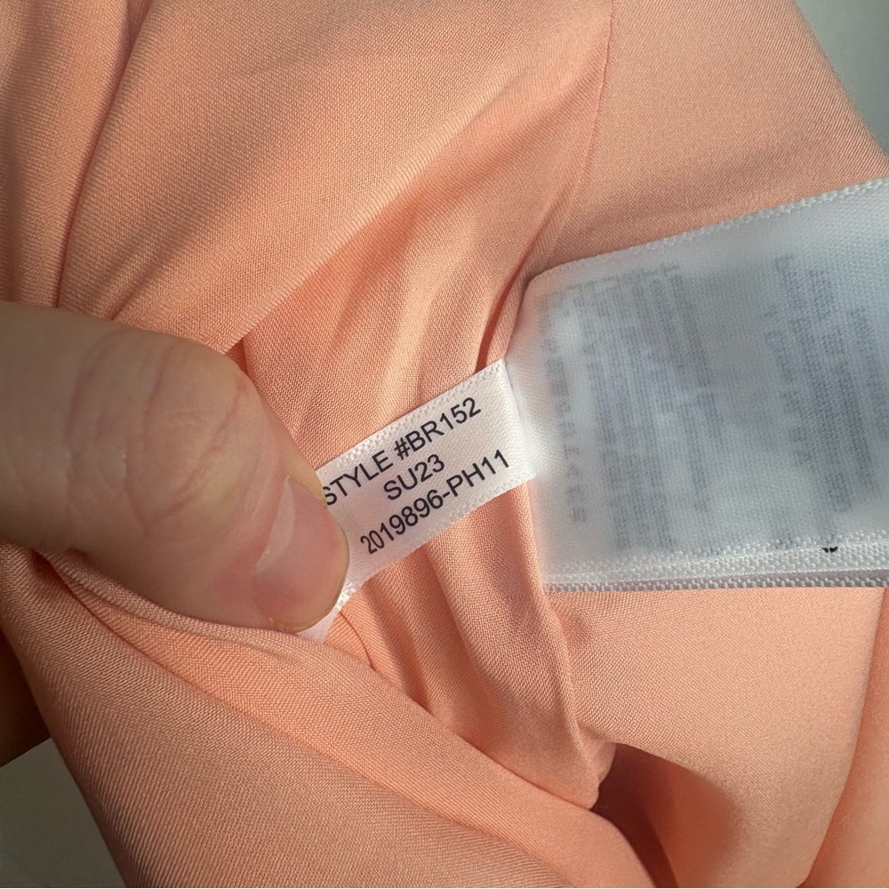 J.Crew Slim-Fit Flare Linen Trouser in Coastal Sunset Pale Orange Spring Color 4 - Picture 12 of 12